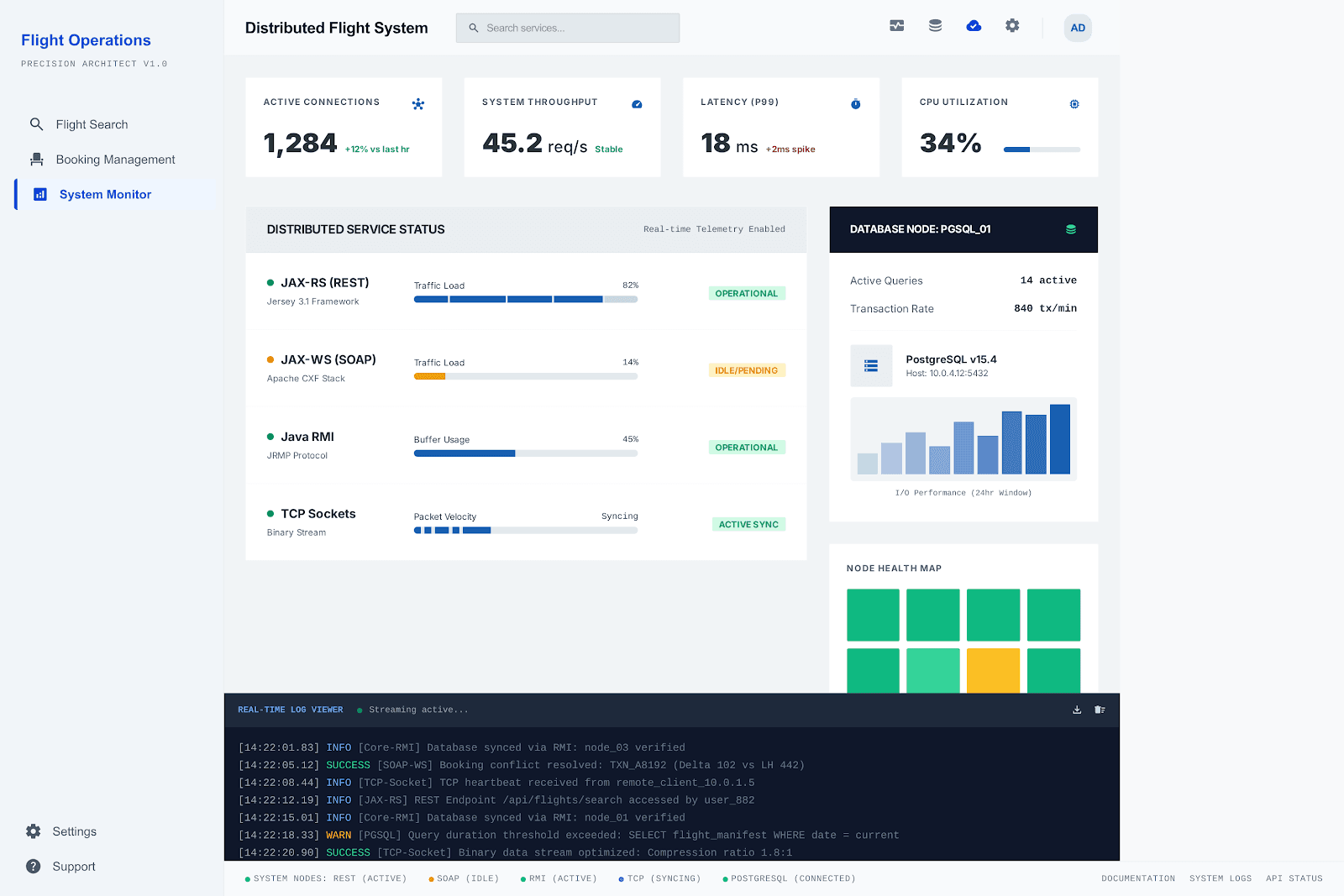 Distributed Flight System